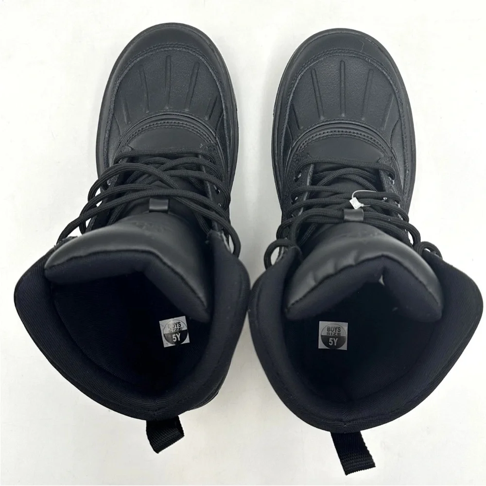 Nike ACG Boots Youth Size 5Y Black Winter Duck Boot Non-Marking 524872-004